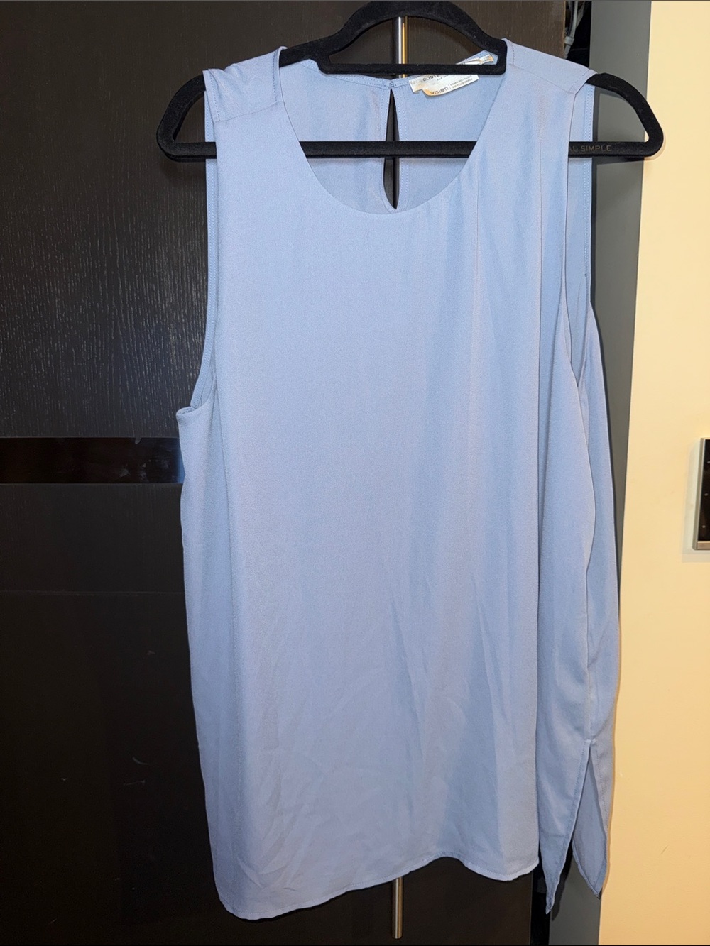 Sleeveless Light Blue Women's Camisole Tank Top